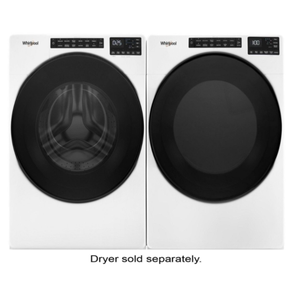 Whirlpool - 5.0 Cu. Ft. High Efficiency Stackable Front Load Washer with Steam and Fan Fresh