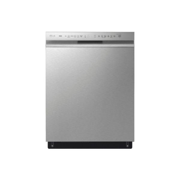 LG - 24" Front Control Built-In Stainless Steel Tub Dishwasher with 3rd Rack, Quadwash, and 48dba