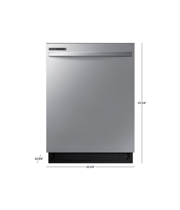 Samsung - 24” Top Control Built-In Dishwasher with Height-Adjustable Rack, 53 dBA - Image 2