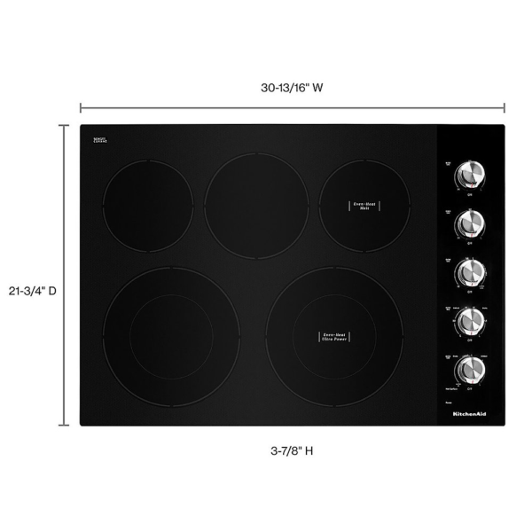 KitchenAid - 30" Built-In Electric Cooktop - Image 4