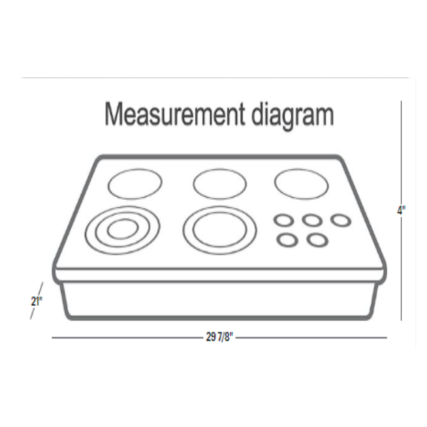 GE - 30" Built-In Electric Cooktop - Image 2