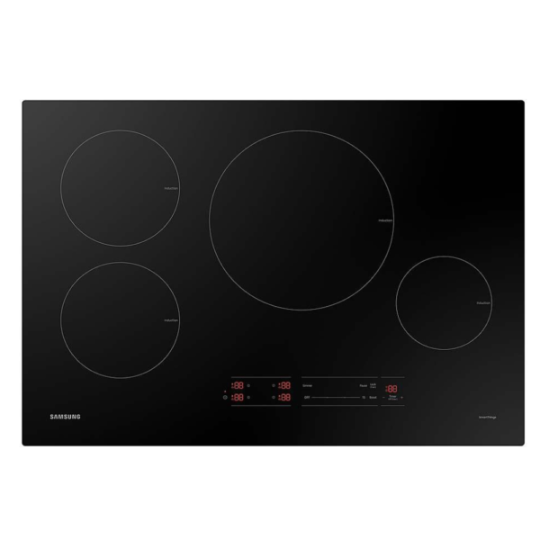 Samsung - 30" Smart Induction Cooktop with Wi-Fi