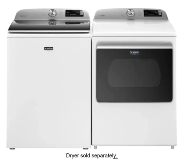 Maytag - 4.7 Cu. Ft. Smart Top Load Washer with Extra Power Button and 7.4 Cu. Ft. Smart Electric Dryer with Extra Power Button